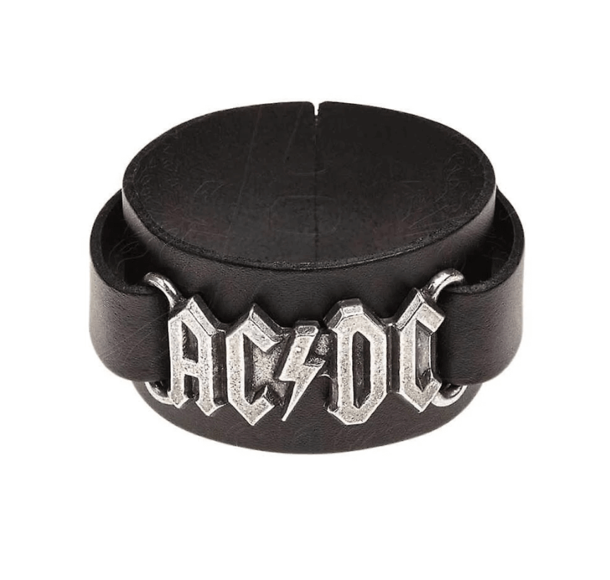 Alchemy Gothic Alchemy Rocks AC/DC Logo Wriststrap