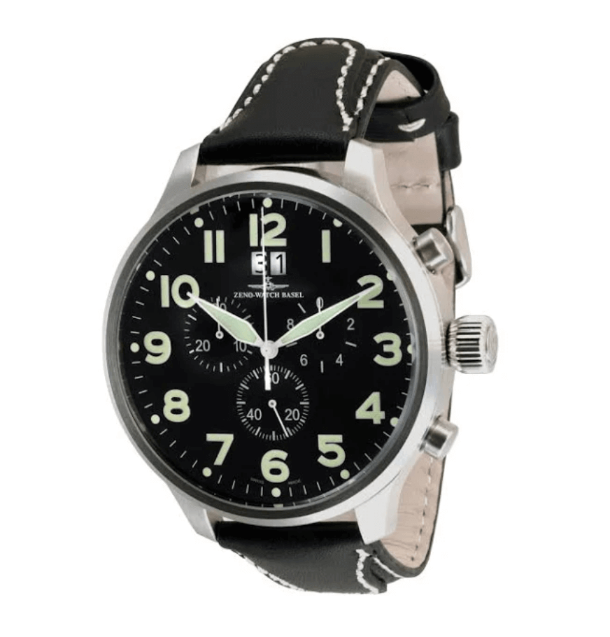 Zeno-Watch Basel Pilot Super Oversized Chronograph Big Date 6221-8040Q-a1