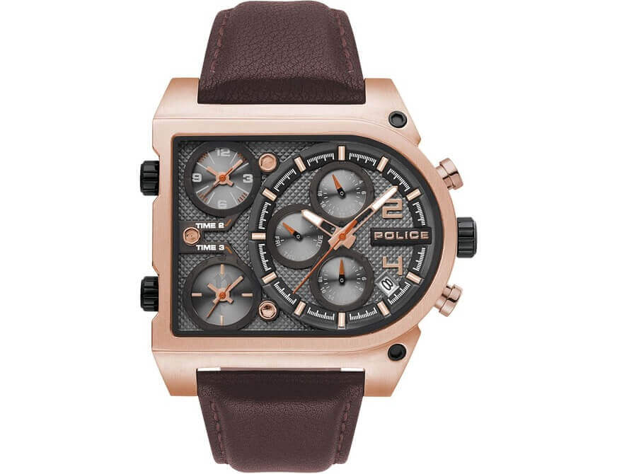 Police expansion Analog clock, 51mm