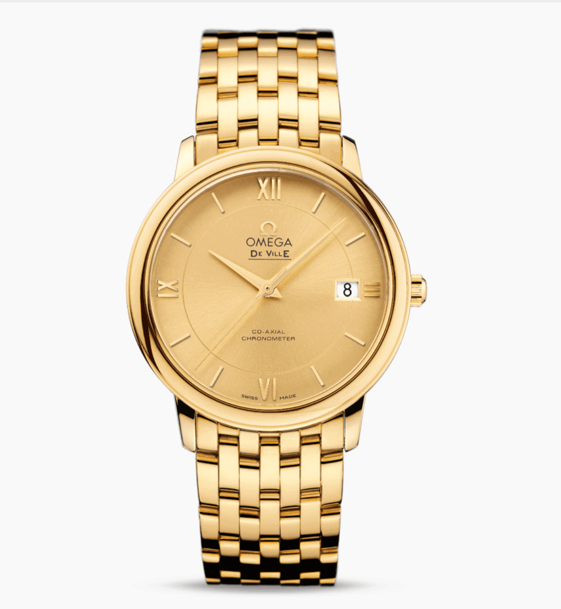 OMEGA De Ville Prestige Yellow gold Chronometer Watch - 424.50.33.20.08.001