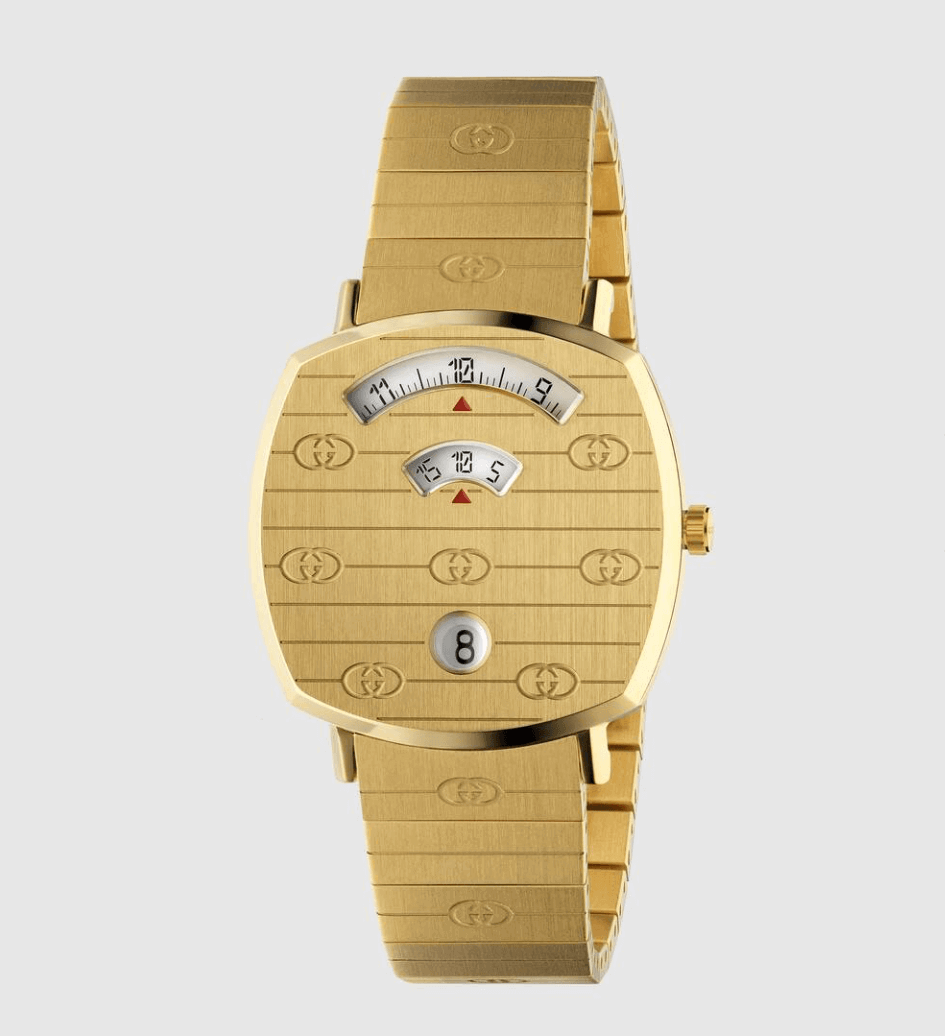 Gucci Grip 38mm Gold-Tone PVD-Coated Watch